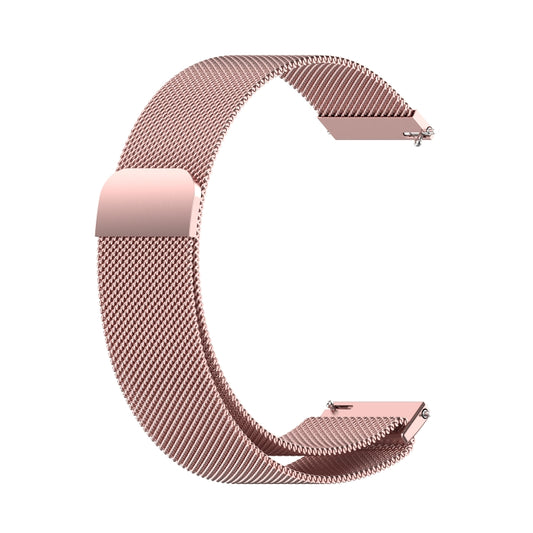 For Huawei Watch GT 3 42mm 20mm Milan Metal Watch Band(Rose Pink) by bashfashion
