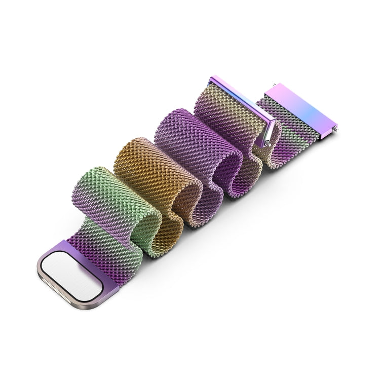 For Huawei Watch GT 3 42mm 20mm Milan Metal Watch Band(Colorful) by bashfashion