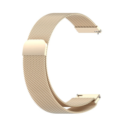 For Huawei Watch GT 3 42mm 20mm Milan Metal Watch Band(Champagne Gold) by bashfashion
