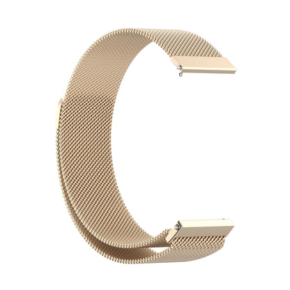 For Huawei Watch GT 3 42mm 20mm Milan Metal Watch Band(Champagne Gold) by bashfashion
