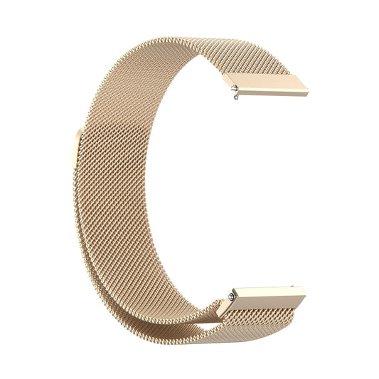 For Huawei Watch GT 3 42mm 20mm Milan Metal Watch Band(Champagne Gold) by bashfashion