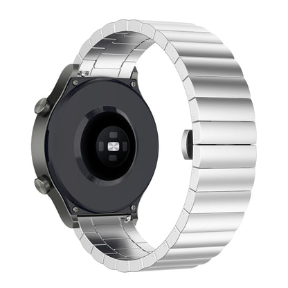 For Huawei Watch GT 3 46mm/GT Runner 22mm One-bead Steel Watch Band(Silver) by bashfashion
