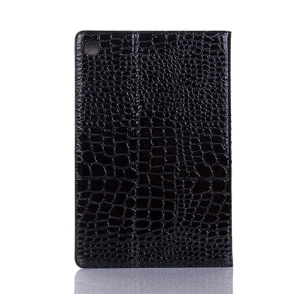 For Samsung Galaxy Tab A7 Lite T220/T225 Crocodile Texture Leather Tablet Case(Black) by bashfashion