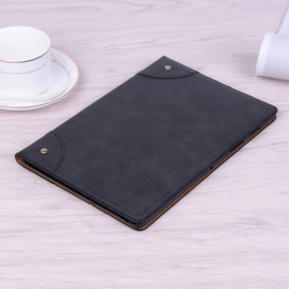 For Samsung Galaxy Tab A7 Lite T220/T225 Retro Leather Tablet Case(Black) by bashfashion