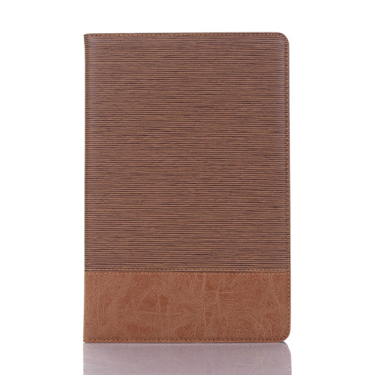 For Samsung Galaxy Tab A7 T500 Cross Texture Leather Tablet Case(Light Brown) by bashfashion