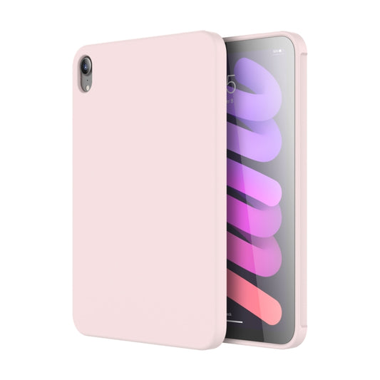 For iPad mini 2024 / mini 6 Mutural Silicone Microfiber Tablet Case(Pink) by Mutural