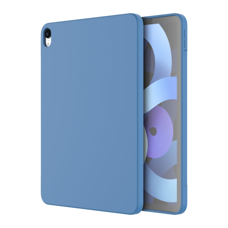 For iPad Air 11 2024 / Air 2022 / Air 2020 10.9 Mutural Silicone Microfiber Tablet Case(Light Blue) by Mutural
