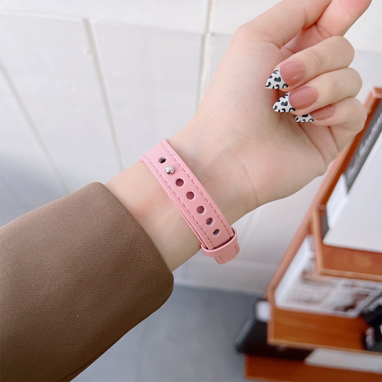 Genuine Leather Watch Band For Apple Watch Ultra 49mm&Watch Ultra 2 49mm / Series 9&8&7 45mm / SE 3&SE 2&6&SE&5&4 44mm / 3&2&1 42mm(White) by bashfashion