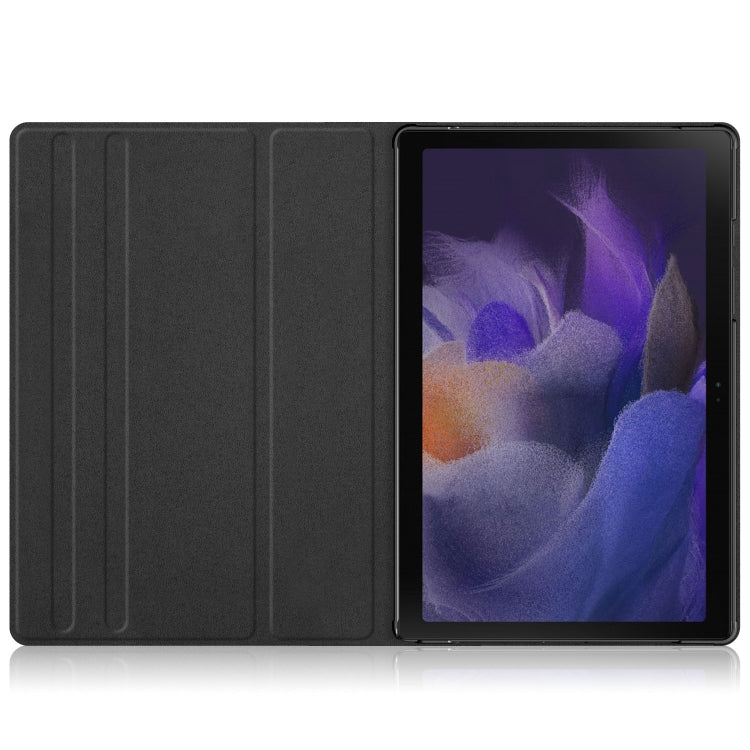 For Samsung Galaxy Tab A8 2022 SM-X200 360 Degrees Rotation Leather Tablet Case(Black) by bashfashion