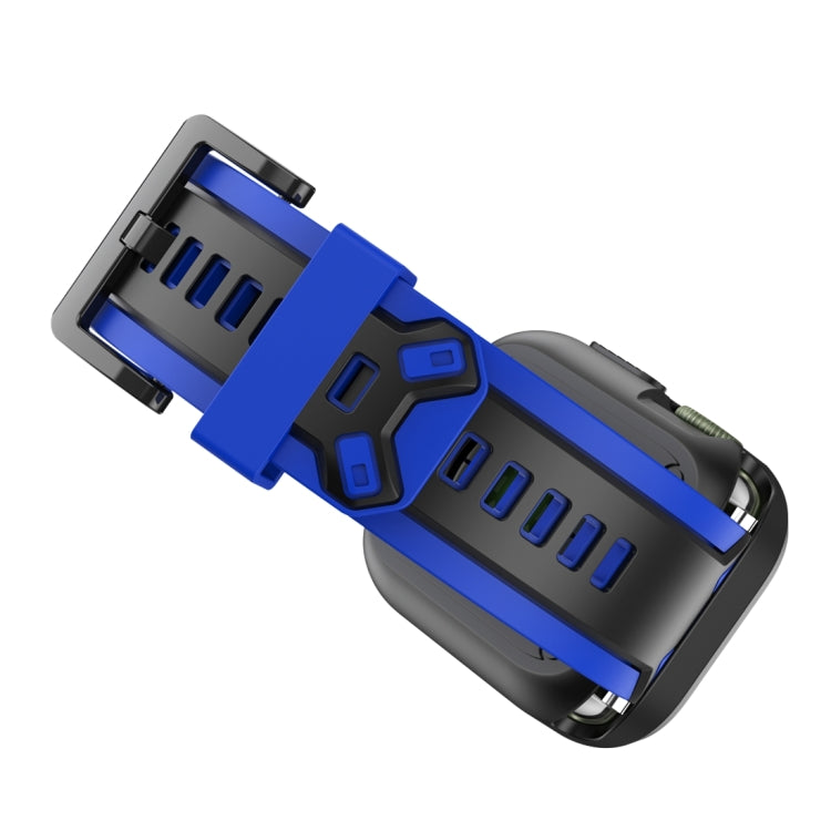 Two-color TPU Strap For Apple Watch Series 9&8&7 41mm / SE 3&SE 2&6&SE&5&4 40mm / 3&2&1 38mm(Black Blue) by bashfashion