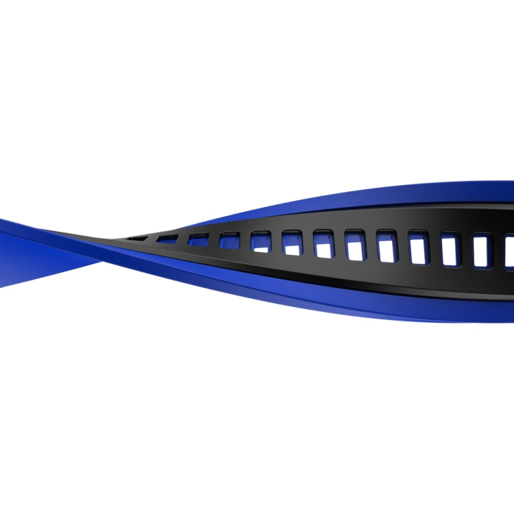 Two-color TPU Strap For Apple Watch Series 9&8&7 41mm / SE 3&SE 2&6&SE&5&4 40mm / 3&2&1 38mm(Black Blue) by bashfashion