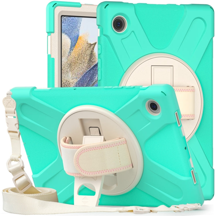 For Samsung Galaxy Tab A8 10.5 2021 Silicone + PC Tablet Case(Mint Green) by bashfashion