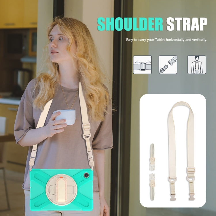 For Samsung Galaxy Tab A8 10.5 2021 Silicone + PC Tablet Case(Mint Green) by bashfashion