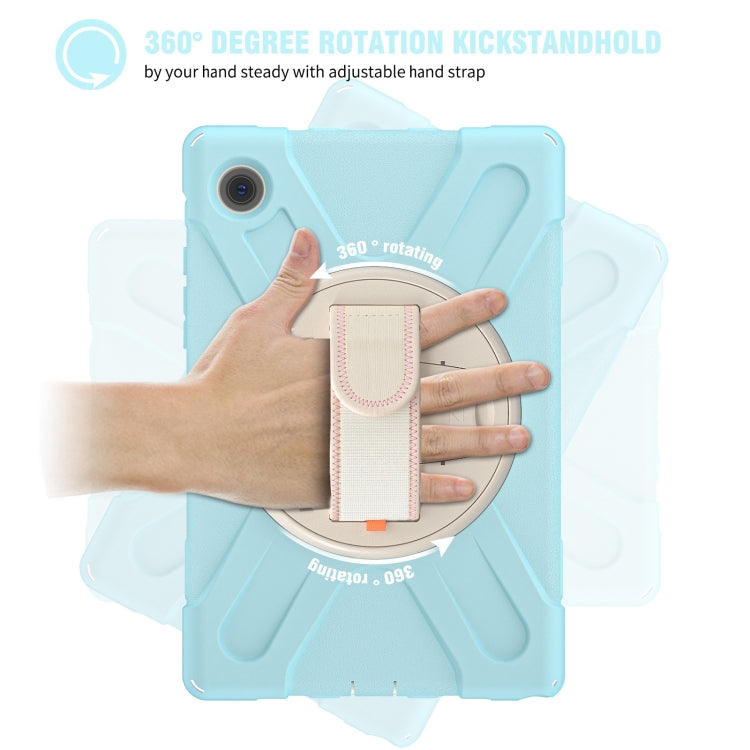 For Samsung Galaxy Tab A8 10.5 2021 Silicone + PC Tablet Case(Ice Blue) by bashfashion
