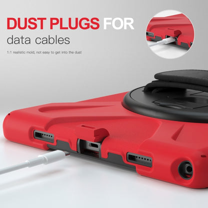 For Samsung Galaxy Tab A8 10.5 2021 Silicone + PC Tablet Case(Red) by bashfashion