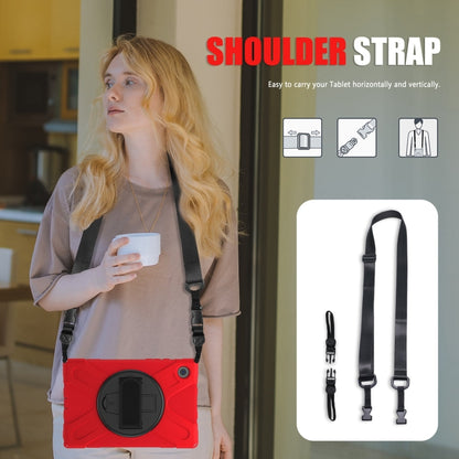 For Samsung Galaxy Tab A8 10.5 2021 Silicone + PC Tablet Case(Red) by bashfashion