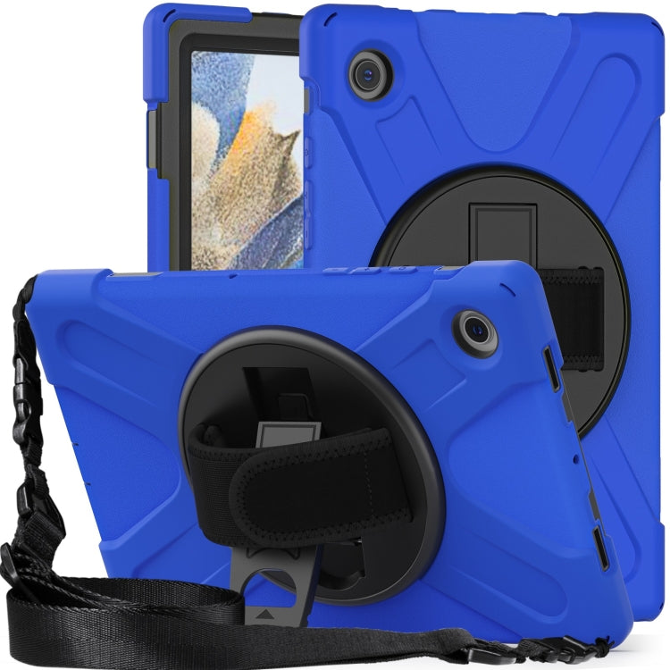 For Samsung Galaxy Tab A8 10.5 2021 Silicone + PC Tablet Case(Blue) by bashfashion