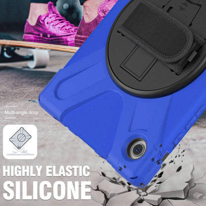 For Samsung Galaxy Tab A8 10.5 2021 Silicone + PC Tablet Case(Blue) by bashfashion