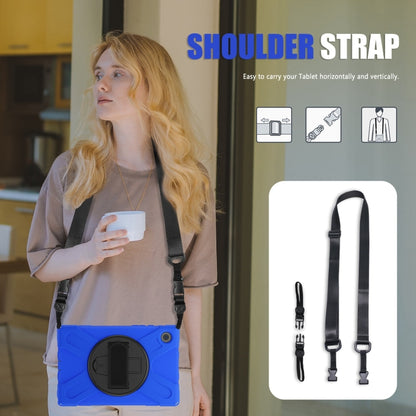 For Samsung Galaxy Tab A8 10.5 2021 Silicone + PC Tablet Case(Blue) by bashfashion