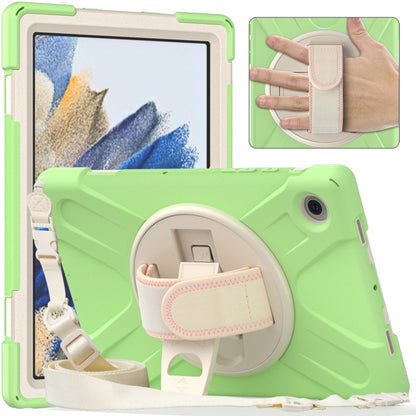 For Samsung Galaxy Tab A8 10.5 2021 Silicone + PC Tablet Case(Matcha Green) by bashfashion