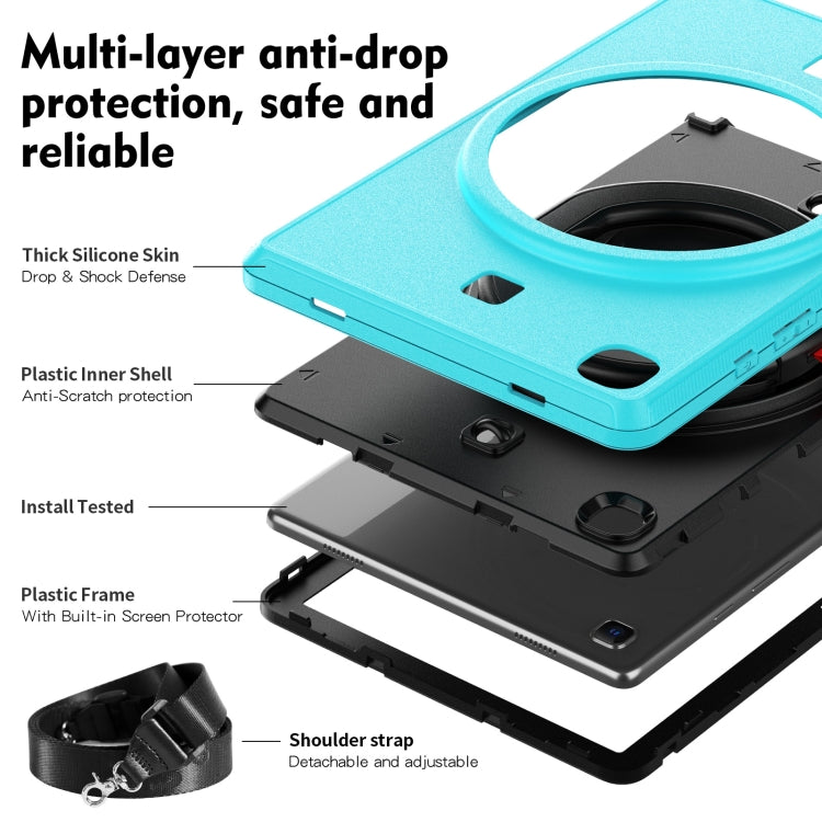 For Samsung Galaxy Tab A7 10.4 2020 TPU + PC Tablet Case(Light Blue) by bashfashion