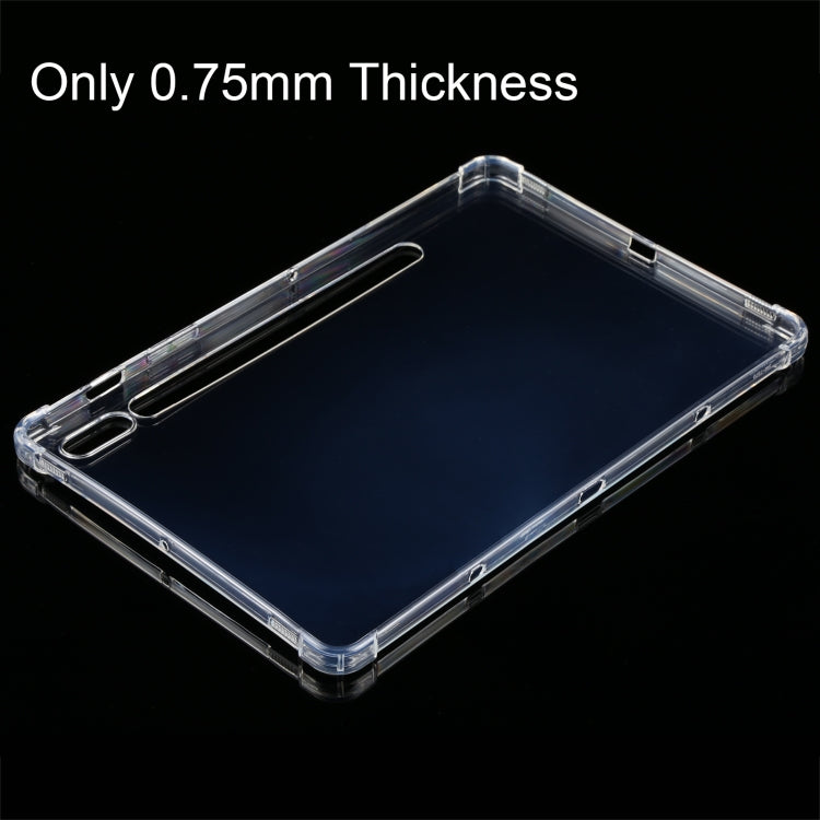 For Samsung Galaxy Tab S8 Ultra 14.6 inch 0.75mm Four-corner Shockproof Transparent TPU Tablet Case by bashfashion