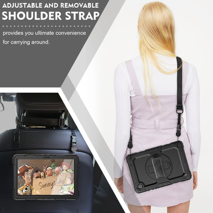 For Samsung Galaxy Tab A8 10.5 2021 X200 / X205 Silicone + PC Tablet Case(Black) by bashfashion