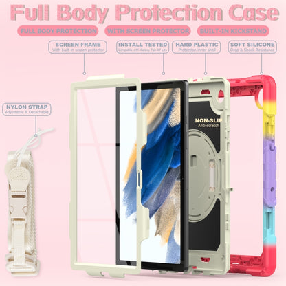 For Samsung Galaxy Tab A8 10.5 2021 X200 / X205 Silicone + PC Tablet Case(Beige + Camouflage Red) by bashfashion