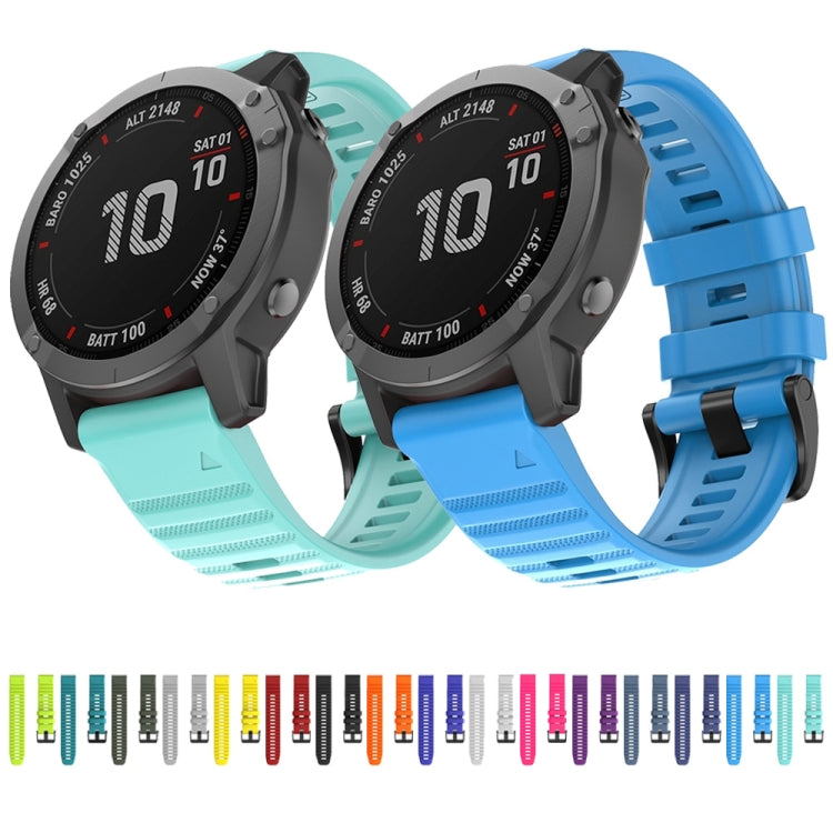 For Garmin Fenix 7X Silicone Watch Band(Black) by bashfashion