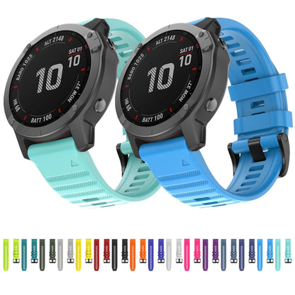 For Garmin Fenix 7X Silicone Watch Band(Black) by bashfashion