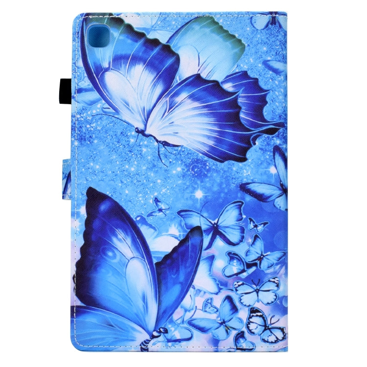 For Samsung Galaxy Tab A 8.0 2019 T290 Sewing Pen Slot Leather Tablet Case(Butterflies) by bashfashion