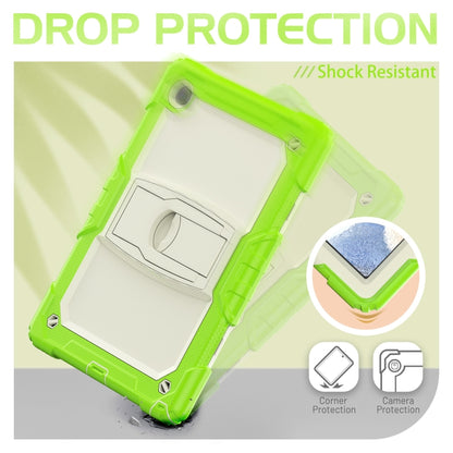 For Samsung Galaxy Tab A8 10.5 2021 Shockproof Beige Silicone + PC Tablet Protective Case(Yellow Green) by bashfashion