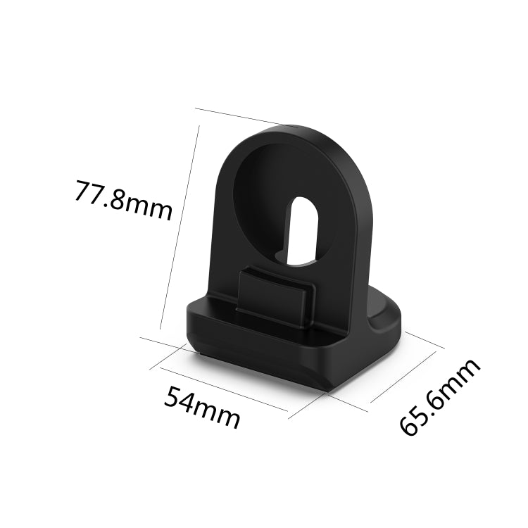 Silicone Stand Base without Charging Cable for Honor Watch GS 3(Black) by bashfashion