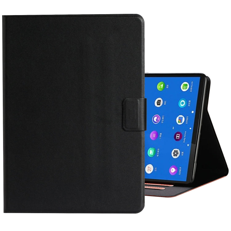 For Samsung Galaxy Tab A8 10.5 2021 Pure Color Leather Tablet Case(Black) by bashfashion