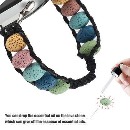 Volcanic Stone Watch Band For Apple Watch Series 9&8&7 41mm / SE 3&SE 2&6&SE&5&4 40mm / 3&2&1 38mm(Multicolour) by bashfashion