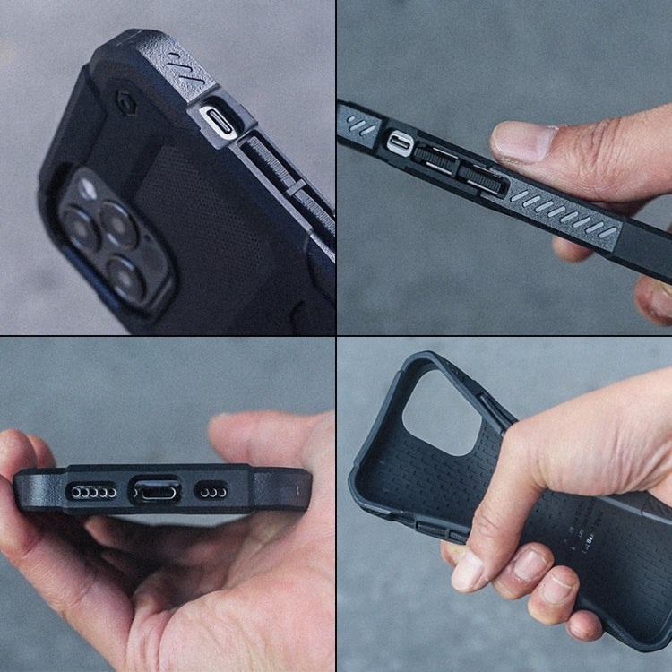 For iPhone 12 Pro Max FATBEAR Armor Shockproof Cooling Case(Black) by FATBEAR