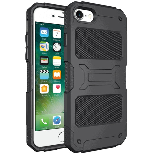 For iPhone SE 2022 / SE 2020 / 8 / 7 FATBEAR Armor Shockproof Cooling Case(Black) by FATBEAR