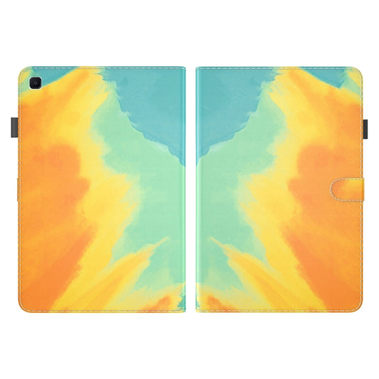 For Samsung Galaxy Tab S5e/T720/T725 Watercolor Pattern Flip Leather Tablet Case(Autumn Leaves) by bashfashion