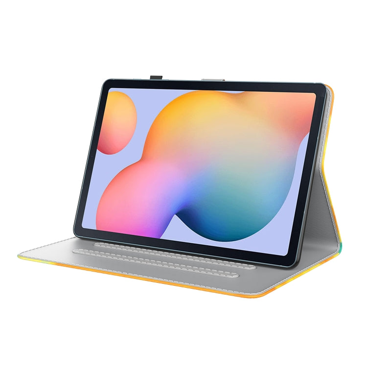 For Samsung Galaxy Tab S5e/T720/T725 Watercolor Pattern Flip Leather Tablet Case(Autumn Leaves) by bashfashion