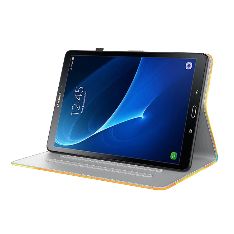 For Samsung Galaxy Tab A 10.1 2016/T580/T585 Watercolor Pattern Flip Leather Tablet Case(Autumn Leaves) by bashfashion