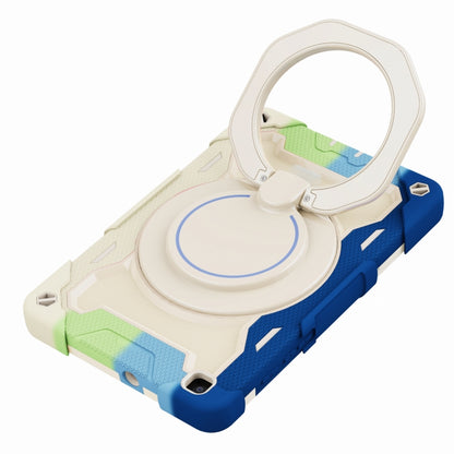 For Samsung Galaxy Tab A 8.0 2019 SM-T290 Armor Contrast Color Silicone + PC Tablet Case(Colorful Blue) by bashfashion