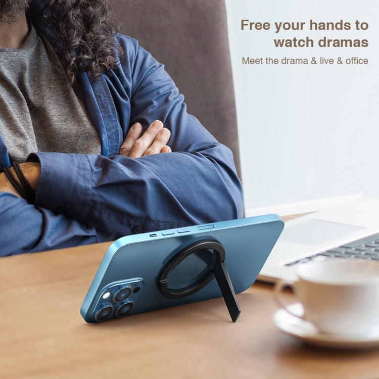 DUX DUICS Stoyobe HF-IV Magnetic Mobile Phone Stand Bracket for iPhone 12 & 13 Series(Black) by DUX DUCIS