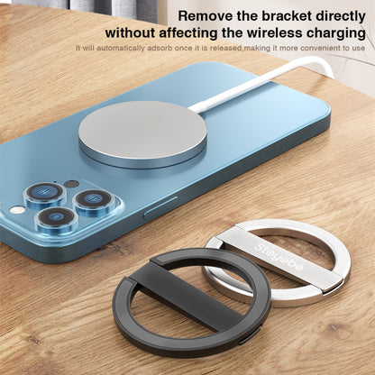 DUX DUICS Stoyobe HF-IV Magnetic Mobile Phone Stand Bracket for iPhone 12 & 13 Series(Silver) by DUX DUCIS