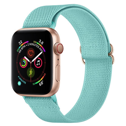 Polyester Nylon Watch Band For Apple Watch Ultra 49mm&Watch Ultra 2 49mm / Series 9&8&7 45mm / SE 3&SE 2&6&SE&5&4 44mm / 3&2&1 42mm(Emerald Green) by bashfashion