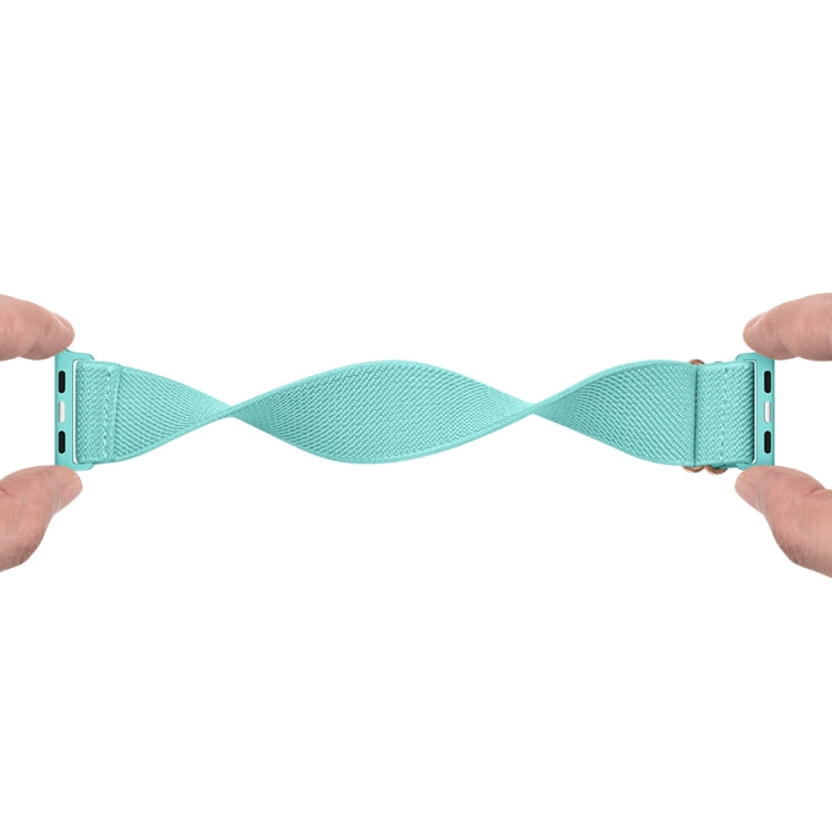 Polyester Nylon Watch Band For Apple Watch Ultra 49mm&Watch Ultra 2 49mm / Series 9&8&7 45mm / SE 3&SE 2&6&SE&5&4 44mm / 3&2&1 42mm(Emerald Green) by bashfashion