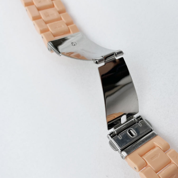 Candy Color Three-Bead Watch Band For Apple Watch Series 9&8&7 41mm / SE 3&SE 2&6&SE&5&4 40mm / 3&2&1 38mm(Light Pink) by bashfashion