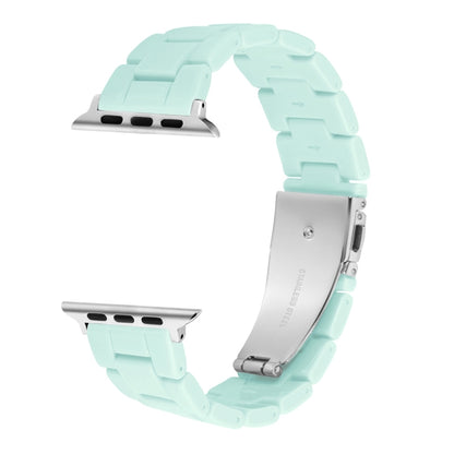 Candy Color Three-Bead Watch Band For Apple Watch Ultra 49mm&Watch Ultra 2 49mm / Series 9&8&7 45mm / SE 3&SE 2&6&SE&5&4 44mm / 3&2&1 42mm(Light Cyan) by bashfashion