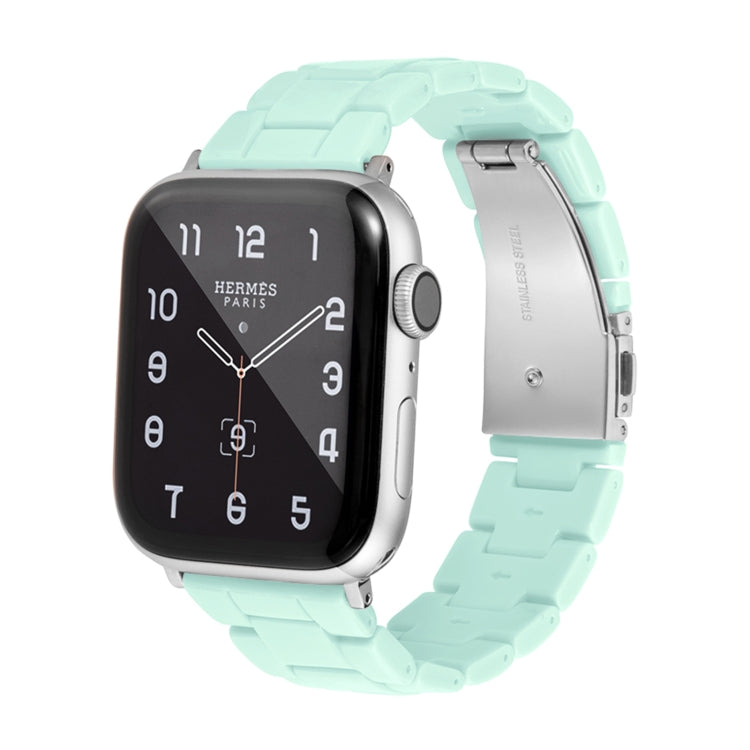 Candy Color Three-Bead Watch Band For Apple Watch Ultra 49mm&Watch Ultra 2 49mm / Series 9&8&7 45mm / SE 3&SE 2&6&SE&5&4 44mm / 3&2&1 42mm(Light Cyan) by bashfashion