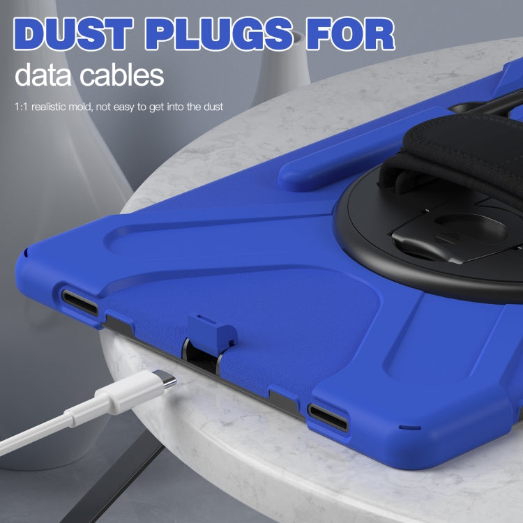 For Samsung Galaxy Tab S8 Ultra Silicone + PC Tablet Case(Blue) by bashfashion