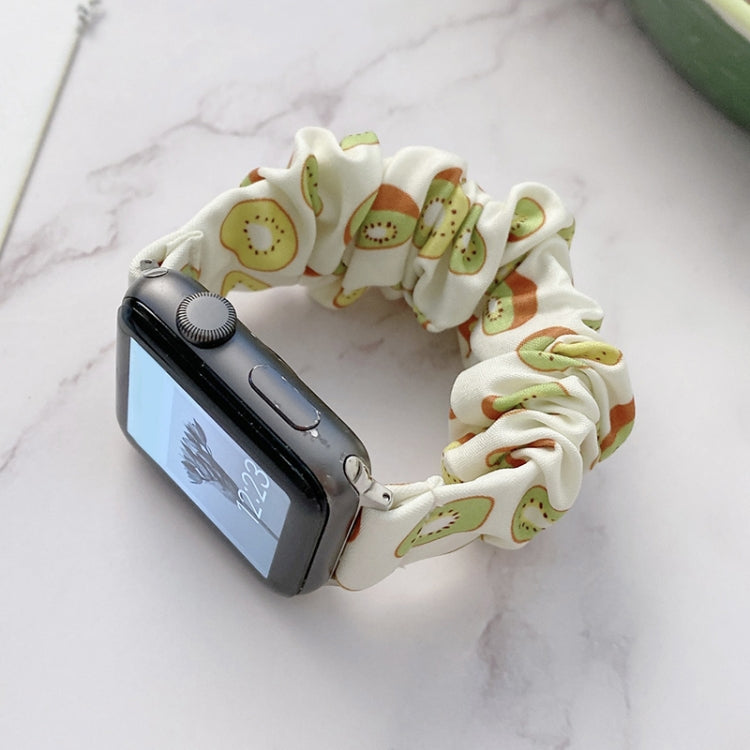 Single Loop Elasticity Cloth Fruit Watch Band For Apple Watch Ultra 49mm&Watch Ultra 2 49mm / Series 9&8&7 45mm / SE 3&SE 2&6&SE&5&4 44mm / 3&2&1 42mm(C) by bashfashion
